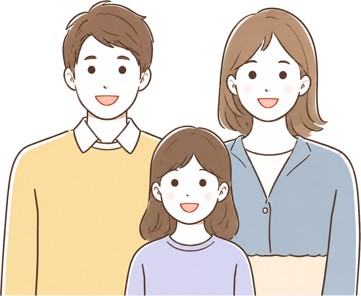 家族の人物イラスト