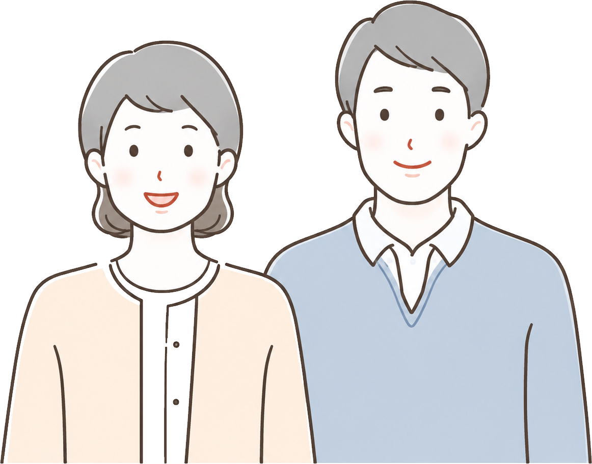 一日葬プランにおすすめの人物イラスト